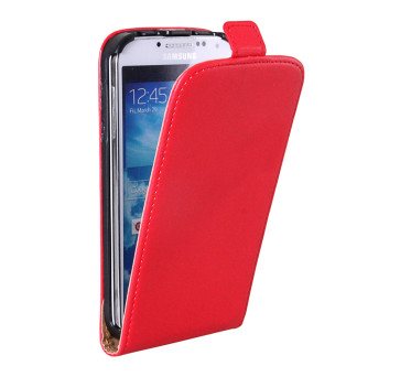 Flip Case für Samsung Galaxy I9500 S4 rot ultra slim