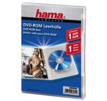 DVD-ROM-Leerhülle transparent