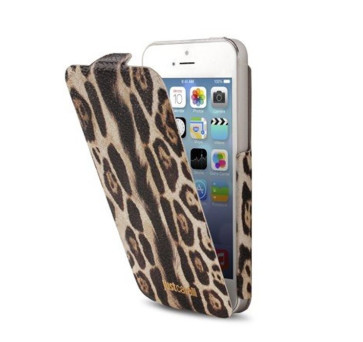 Flip Case Leopard für Apple iPhone 5/5s/SE