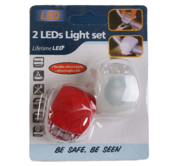 2 LEDs-Fahrradlicht-Set