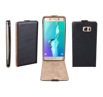 Flip Case für Samsung Galaxy S6 Edge+ Plus schwarz ultra slim