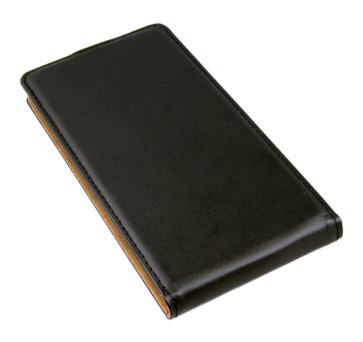 Flip Case für Sony Xperia Style T3 schwarz ultra slim
