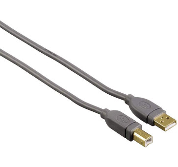 Verbindungskabel USB Typ A-B 1m Gold