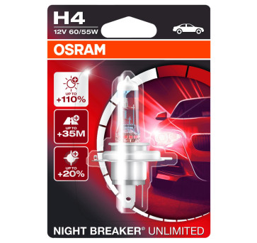 H4 Night-Breaker Laser 12V 60/55W