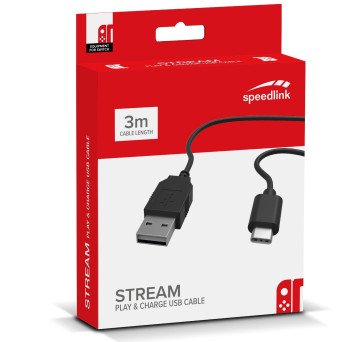 STREAM Play & Charge USB-C Kabel für Nintendo Switch