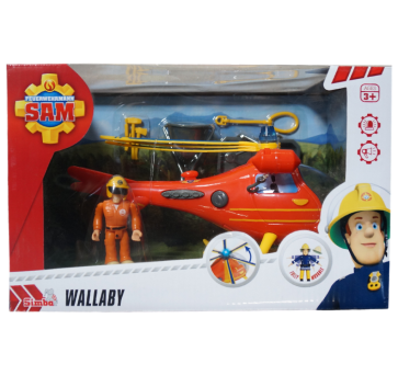 Feuerwehrmann Sam - Hubschrauber mit Figur