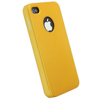 Color-Cover für iPhone 4/4S metallic-gelb