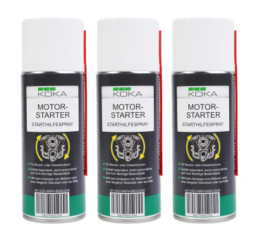 3x Motorstarter-Spray 400ml