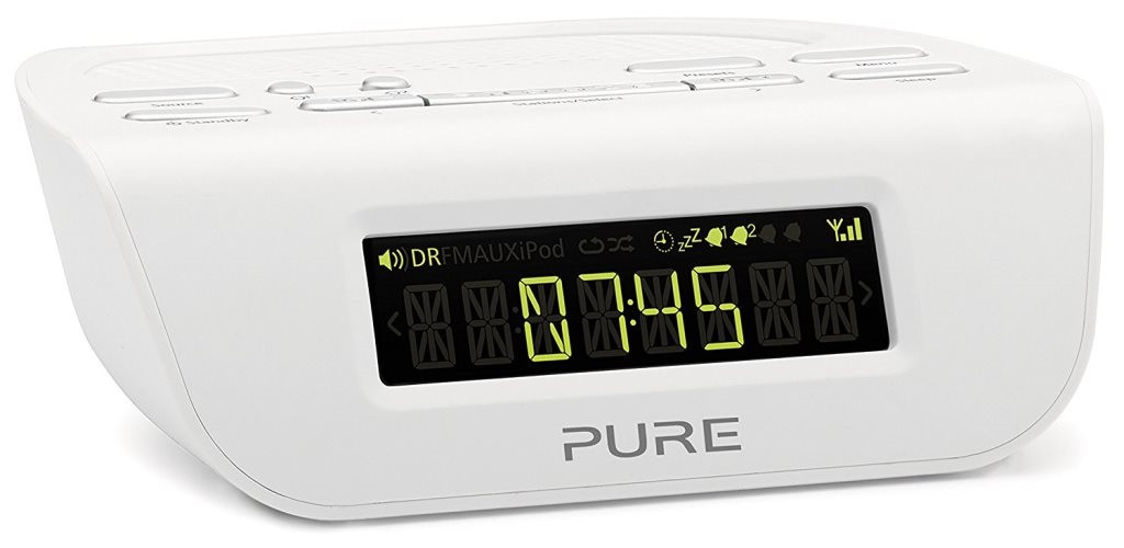 Pure Siesta S2 Digital-Radio Radio-Wecker Uhren-Radio FM UKW DAB DAB RDS USB 