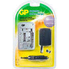 GP Akku Batterie Ladegerät + KFZ Lader für Samsung universal SLB- 0937 SLB-1237