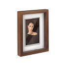 Hama Portraitrahmen Bradford 13 x 18 cm Nuss Portait Bilder-Rahmen Holz-Rahmen