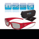 3D Polfilterbrille Kids Rot