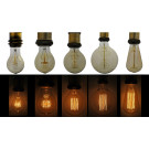 Edison Glühbirne verschied. Modelle