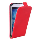 Flip Case für Samsung Galaxy I9500 S4 rot ultra slim