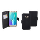 Book-style Tasche Kartenfach für Samsung Galaxy S6 Edge+ Plus (G928F) schwarz