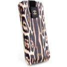 Pouch Case Leopard Gr. L  Single Stripe