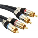 250i Stereo Audio Cinch-Kabel 2m