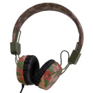 PISTON On-Ear Headphones Camouflage + Cover für iPhone 5/5S/SE