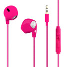 Twist InEar RoundCable Spiral Shock Pink