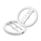 Lenkrad Twin Wheel Pack Weiß für Wii