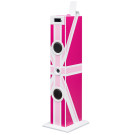 2.1 Sound Tower TW5 Party-Lautsprecher Union Jack Pink