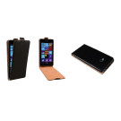 Flip Case für Microsoft / Nokia Lumia 535 schwarz ultra slim