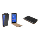 Flip Case für Sony Xperia E4 schwarz ultra slim