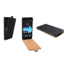Flip Case für Sony Xperia Z schwarz ultra slim