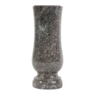 Grab-Vase aus Granit Paradiso mit Abflussloch