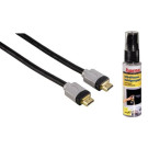 HDMI-Kabel 1,5m + TV-Reiniger