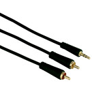 Audio Adapter-Kabel 3m 3,5mm Klinke auf 2x Cinch-Stecker