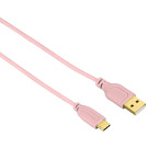 USB-C-Kabel Flexi-Slim vergoldet 0,75m Pink