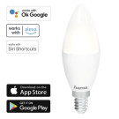 WLAN LED-Lampe E14 4,5W Weiß dimbar