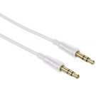 Klinken-Kabel 3,5mm Flexi-Slim 1,5m Weiß
