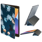 Tablet-Case Botanic Clear Blau für Apple iPad 7/8/9 10,2"