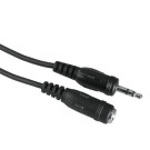 Audio-Kabel 3,5mm-Klinken-Stecker/Kupplung Stereo 2,5m