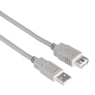USB 2.0 Verlängerungskabel 3m Grau
