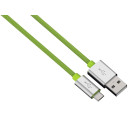 Lade-/Datenkabel Color Line Micro-USB Aluminium 0,5m Grün