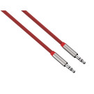 Audio Kabel 3,5mm Klinke Color Line 0,5m Rot