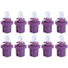 Glühlampe 12V 0,4W BX8,5d Violett 10er Pack