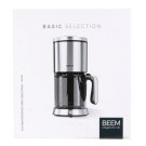 Basic Selection Edelstahl Filterkaffeemaschine mit Glaskanne