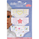 Dolls World Stoffwindeln mit Klettverschluss