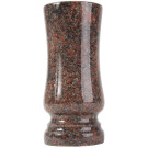 Grab-Vase aus Granit Aurora mit Abflussloch