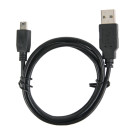 USB-Kabel USB-A auf Mini-USB 1m Schwarz
