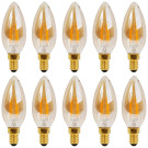 10x LED Vintage Filament Glühbirnen 4W / 40W