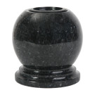 Grab-Vase Kugel aus Granit Labrador
