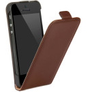 PU Leather Flipcase Braun für Apple iPhone 5/5s/SE