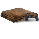 Design-Skin Wood für Sony PS4 PRO Konsole + Controller