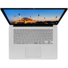 Tastatur Cover Türkisch Silber für MacBook Pro/Air