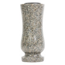 Grab-Vase aus Granit Bohus Grau mit Abflussloch